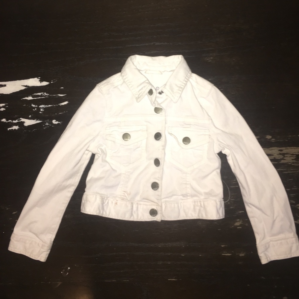 GAP Kids crop top denim jacket XS